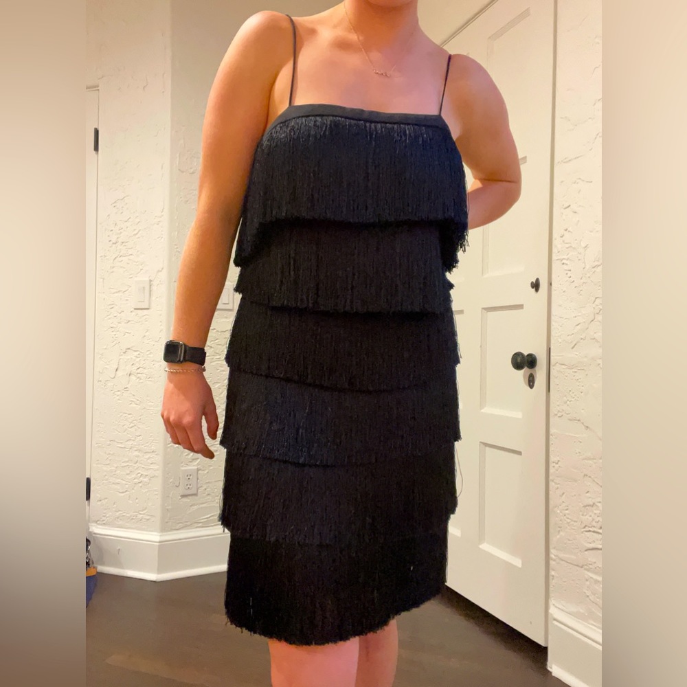 Le’Rami Black Fringe Dress (Flapper Style)